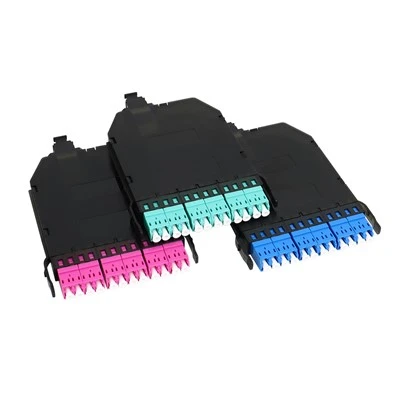 24-Kern-MPO/MTP-zu-LC-Kassettenmodul mit hoher Dichte